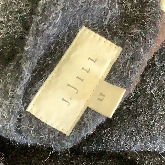 J. Jill Alpaca Lambs wool coat (charcoal/brown, reversible) - Picture 8 of 8